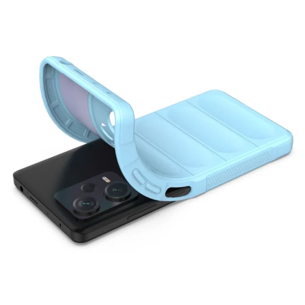 Magic Shield Case for Xiaomi Redmi Note 12 Pro+ flexible armored cover light blueeng