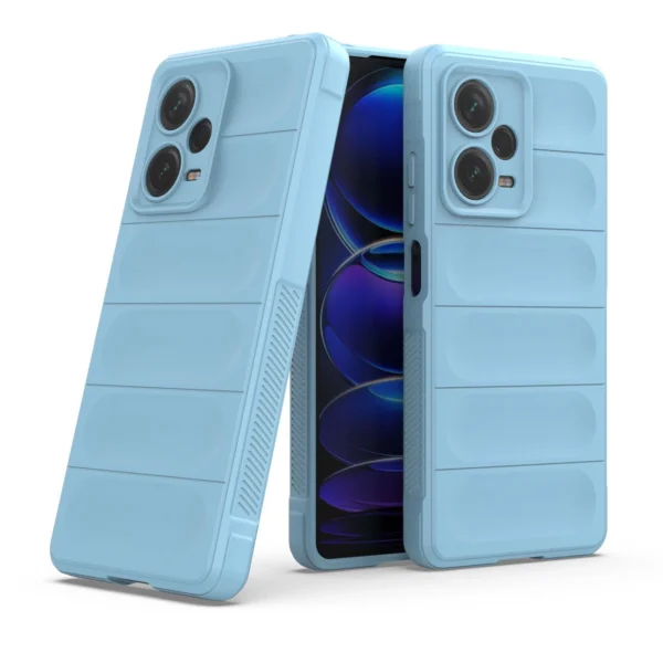 Magic Shield Case for Xiaomi Redmi Note 12 Pro+ flexible armored cover light blueeng