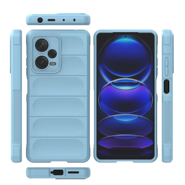 Magic Shield Case for Xiaomi Redmi Note 12 Pro+ flexible armored cover light blueeng