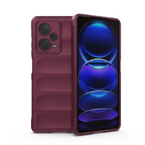 Magic Shield Case for Xiaomi Redmi Note 12 Pro+ flexible armored cover burgundyeng