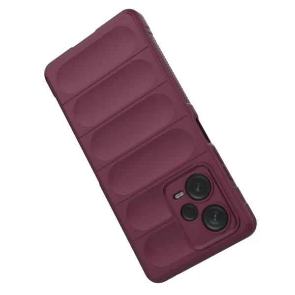 Magic Shield Case for Xiaomi Redmi Note 12 Pro+ flexible armored cover burgundyeng