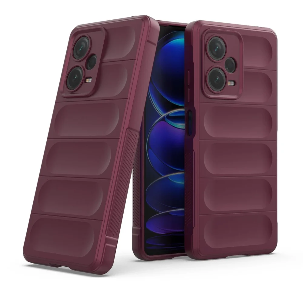 Magic Shield Case for Xiaomi Redmi Note 12 Pro+ flexible armored cover burgundyeng