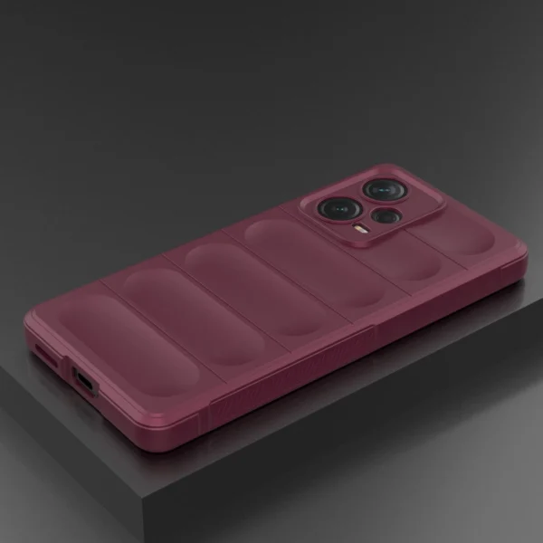 Magic Shield Case for Xiaomi Redmi Note 12 Pro+ flexible armored cover burgundyeng