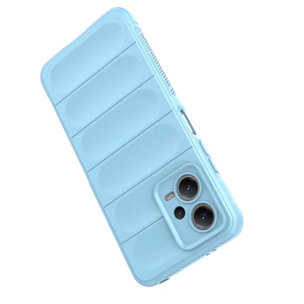 Magic Shield Case Cover for Xiaomi Redmi Note 12 5G / Poco X5 5G Flexible Armor Cover Light Blueeng