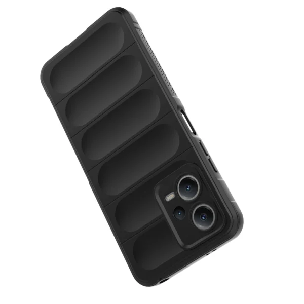 Magic Shield Case for Xiaomi Redmi Note 12 5G / Poco X5 5G Flexible Armor Cover Blackeng