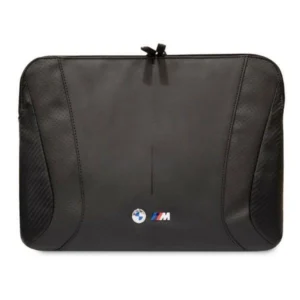 BMW Carbon&Perforated sleeve for a 14" laptop - blackeng