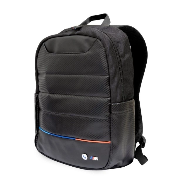 BMW Carbon&Nylon Tricolor 16" backpack - blackeng