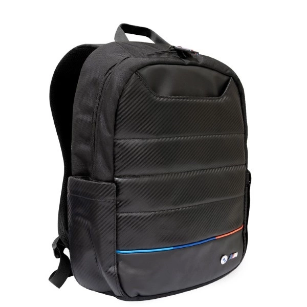 BMW Carbon&Nylon Tricolor 16" backpack - blackeng