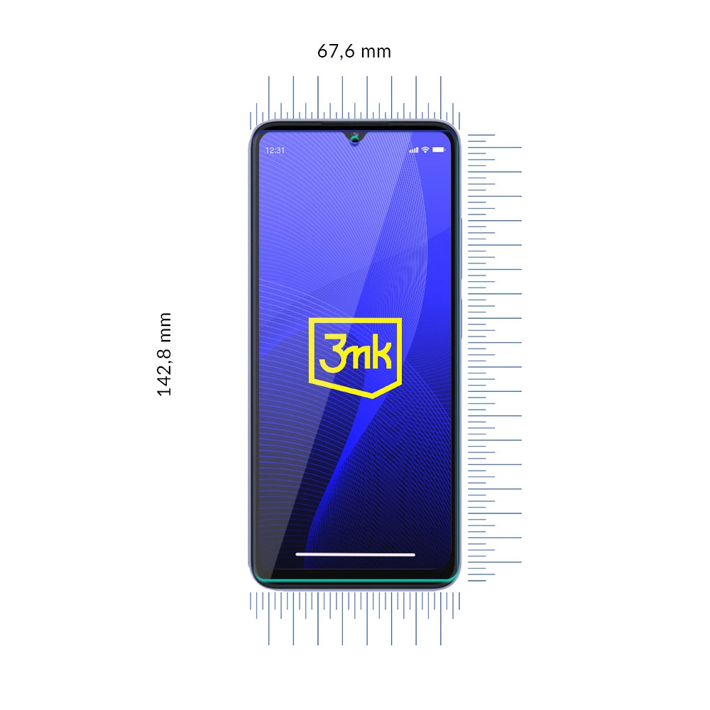 Xiaomi Redmi 12C - 3mk FlexibleGlass™eng