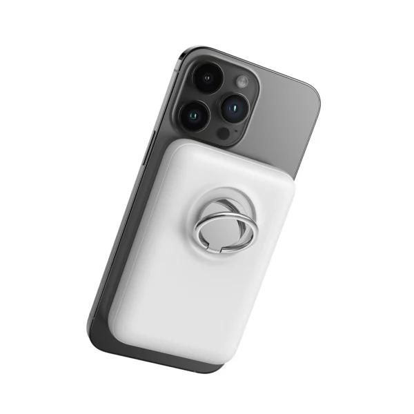 Wireless powerbank 10000mAh Joyroom JR-W050 20W MagSafe with stand + USB-C cable - whiteeng