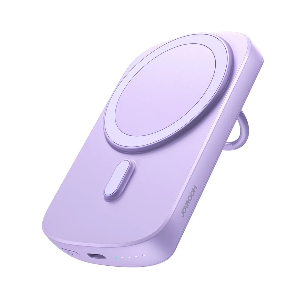 Wireless powerbank 6000mAh Joyroom JR-W030 20W MagSafe with ring and stand - purpleeng