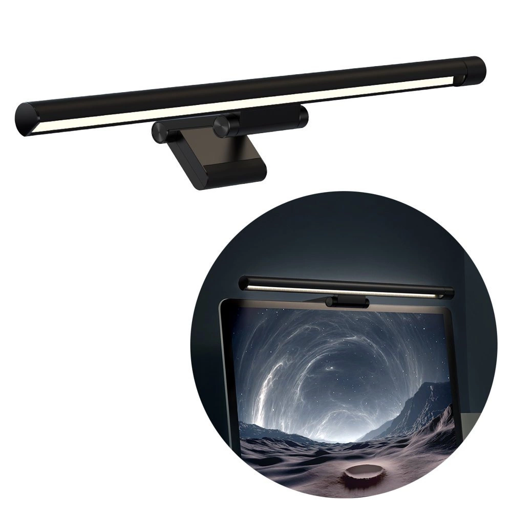 Baseus i-wok Series LED lamp for desktop monitor screen lighting black (DGIWK-P01)eng