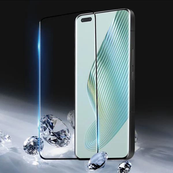 Dux Ducis Tempered Glass Curved tempered glass for Honor Magic5 Pro full screen with frame blackeng