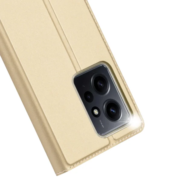 Dux Ducis Skin Pro Case For Xiaomi Redmi Note 12 Cover Flip Card Wallet Stand Goldeng