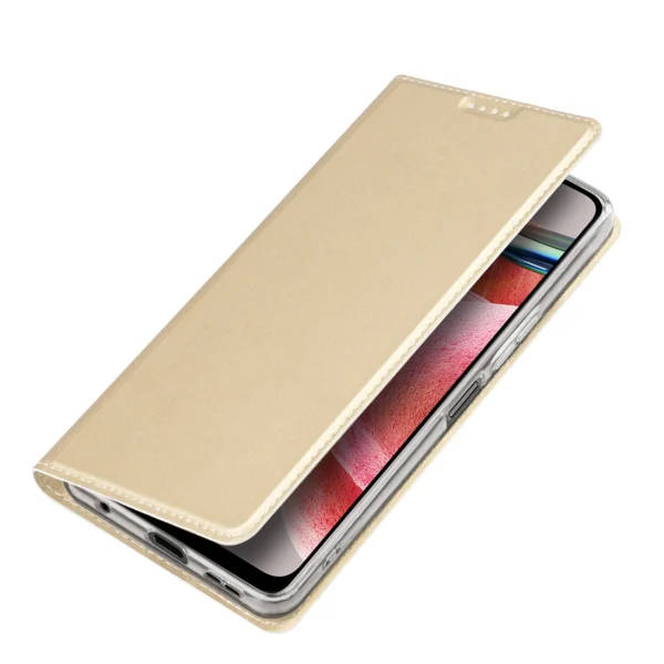 Dux Ducis Skin Pro Case For Xiaomi Redmi Note 12 Cover Flip Card Wallet Stand Goldeng