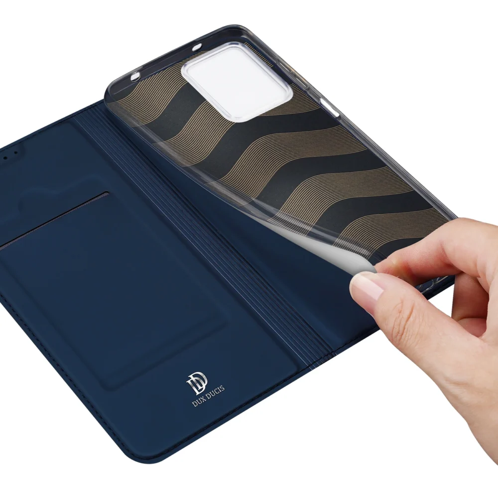 Dux Ducis Skin Pro Case for Xiaomi Redmi Note 12 Flip Card Wallet Stand Blueeng
