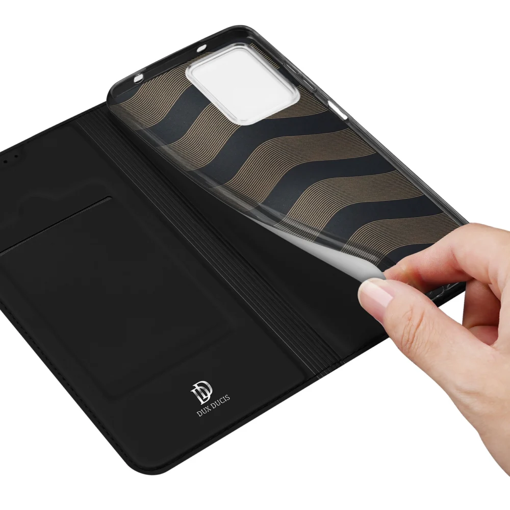 Dux Ducis Skin Pro Case for Xiaomi Redmi Note 12 Flip Card Wallet Stand Blackeng