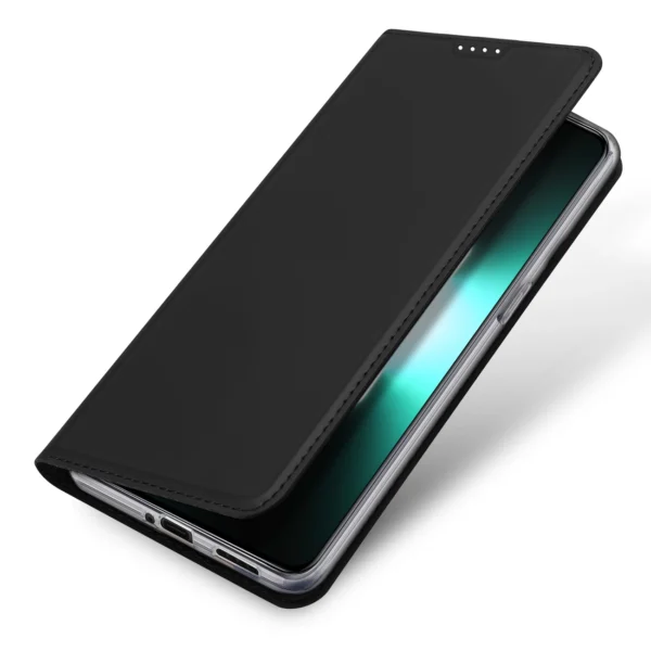 Dux Ducis Skin Pro Case For Realme GT Neo 5 / Realme GT3 Flip Cover Card Wallet Stand Blackeng