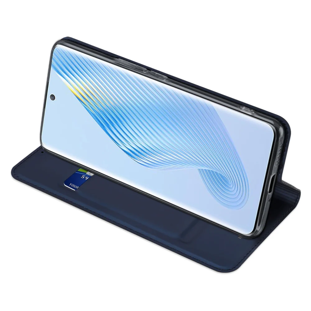 Dux Ducis Skin Pro Case for Honor Magic5 Flip Card Wallet Stand Blueeng