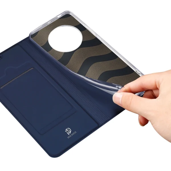 Dux Ducis Skin Pro Case for Honor Magic5 Flip Card Wallet Stand Blueeng