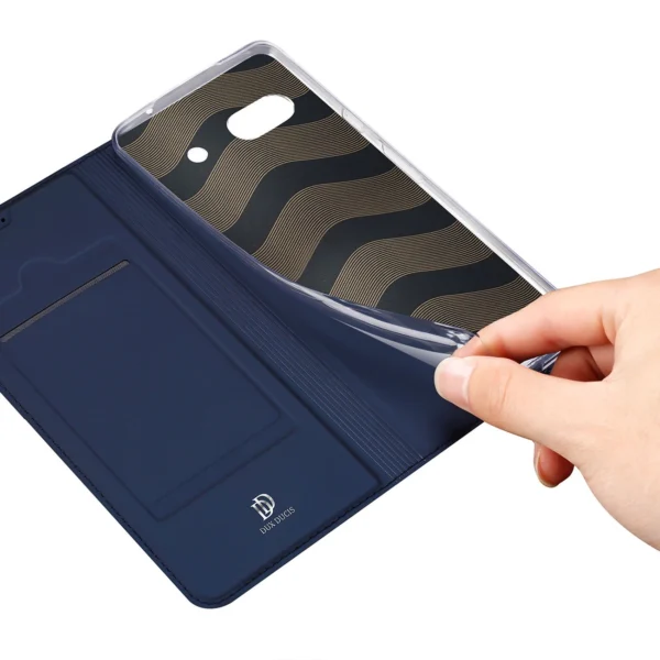 Dux Ducis Skin Pro Case for Google Pixel 7a Flip Card Wallet Stand Blueeng