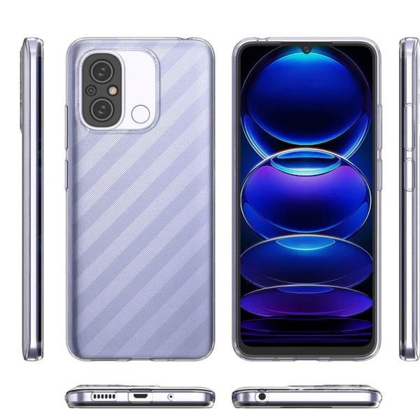 Ultra Clear 0.5mm Case for Xiaomi Redmi 11A / Poco C55 / Redmi 12C Thin Cover Transparenteng