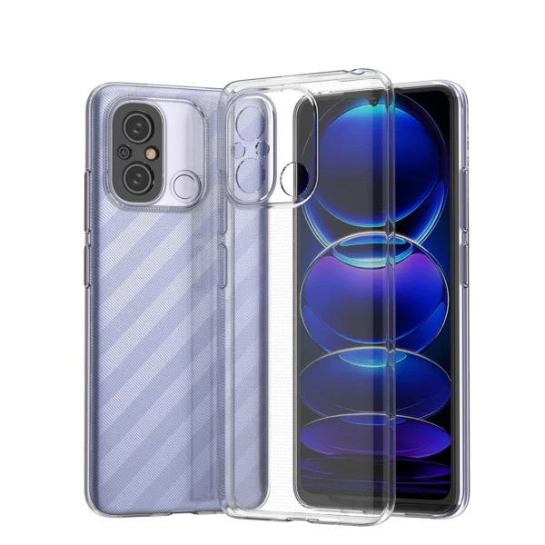 Ultra Clear 0.5mm Case for Xiaomi Redmi 11A / Poco C55 / Redmi 12C Thin Cover Transparenteng