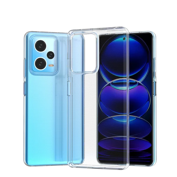 Ultra Clear 0.5mm case for Xiaomi Redmi Note 12 Pro+ thin cover transparenteng