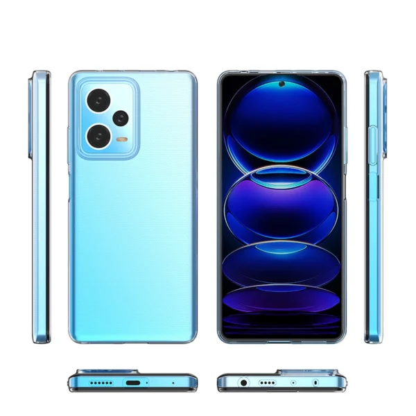 Ultra Clear 0.5mm case for Xiaomi Redmi Note 12 Pro+ thin cover transparenteng