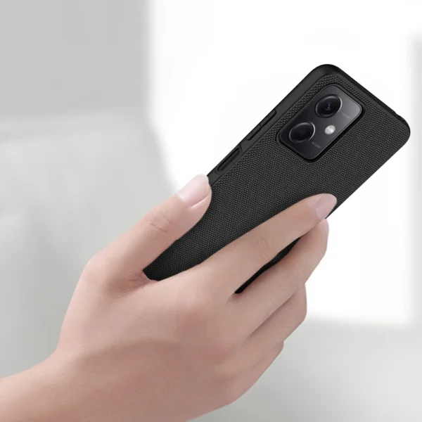 Nillkin Textured Case for Xiaomi Redmi Note 12 5G / Poco X5 5G Reinforced Nylon Cover Blackeng