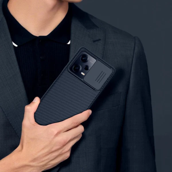 Nillkin CamShield Pro Case Case for Xiaomi Redmi Note 12 Pro / Poco X5 Pro 5G Cover with Camera Protector Blackeng