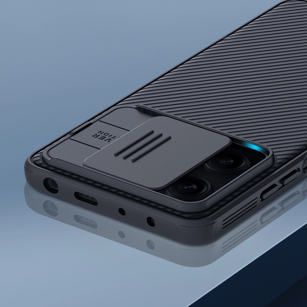 Nillkin CamShield Pro Case Case for Xiaomi Redmi Note 12 Pro / Poco X5 Pro 5G Cover with Camera Protector Blackeng
