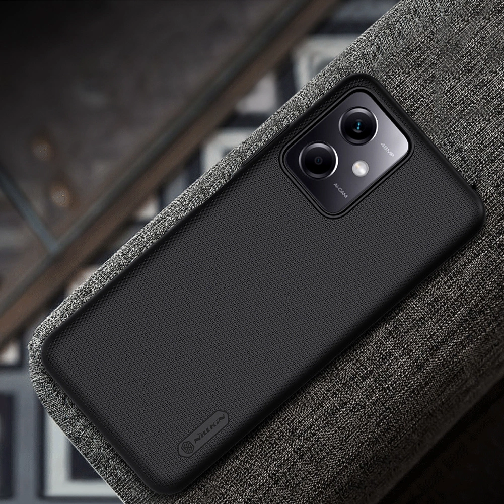Nillkin Super Frosted Shield Case for Xiaomi Redmi Note 12 5G / Poco X5 5G Phone Cover Blackeng