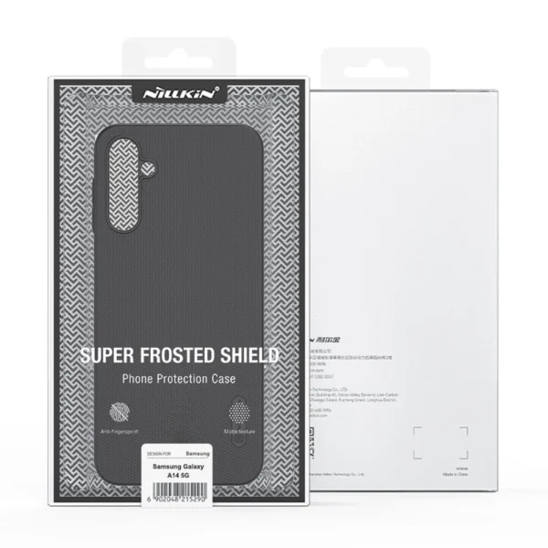 Nillkin Super Frosted Shield Case for Samsung Galaxy A14 5G / Galaxy A14 Phone Cover Blackeng