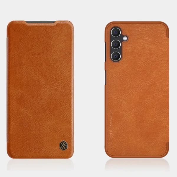 Nillkin Qin Leather case leather case with flap wallet browneng