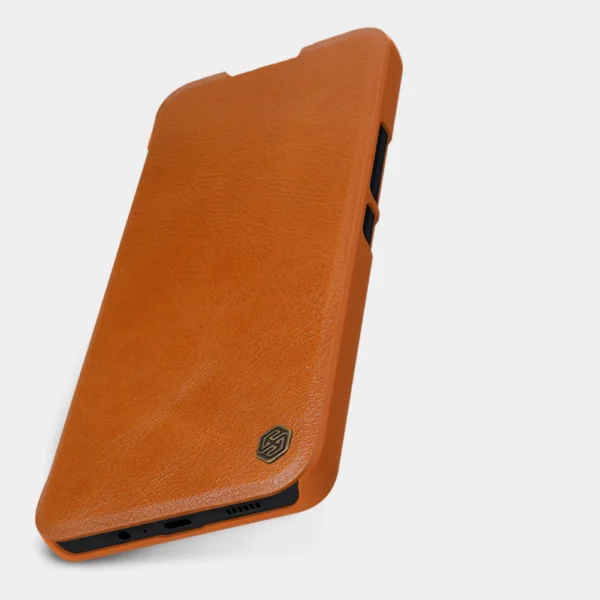 Nillkin Qin Leather case leather case with flap wallet browneng