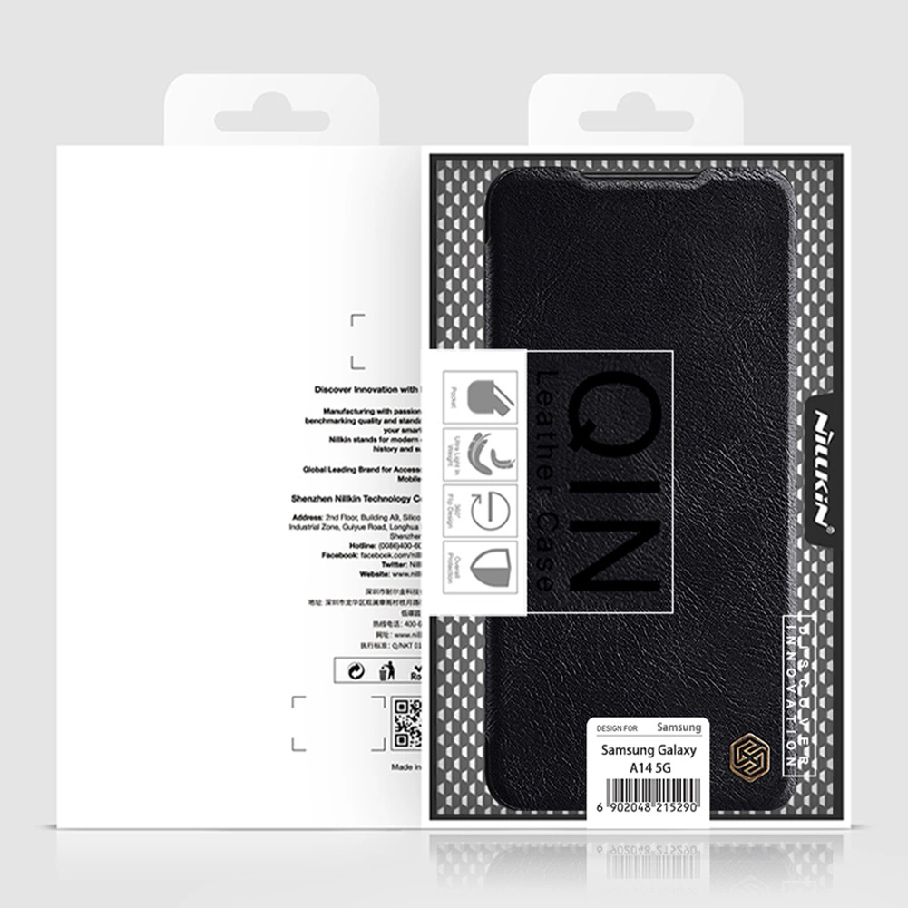 Nillkin Qin Leather case leather case with flap wallet browneng