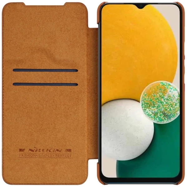 Nillkin Qin Leather case leather case with flap wallet browneng