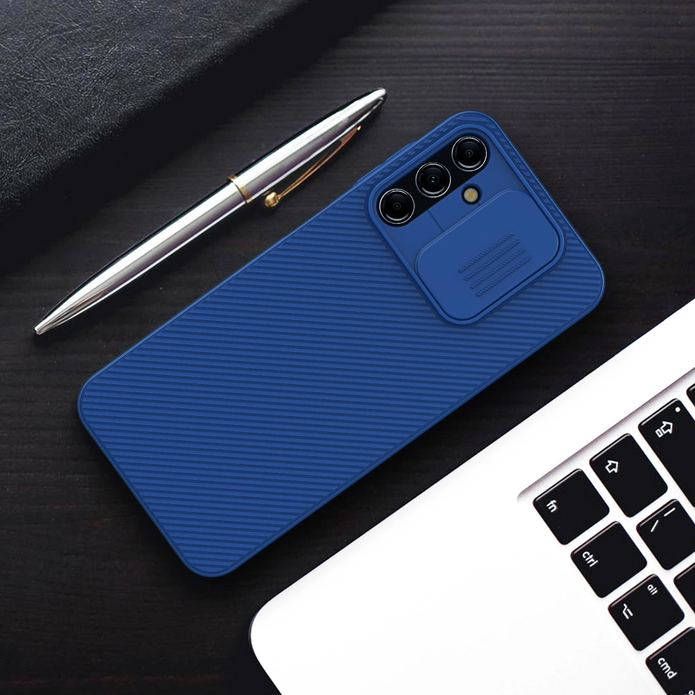 Nillkin CamShield Case Case for Samsung Galaxy A14 5G / Galaxy A14 Cover with Camera Protector Blueeng