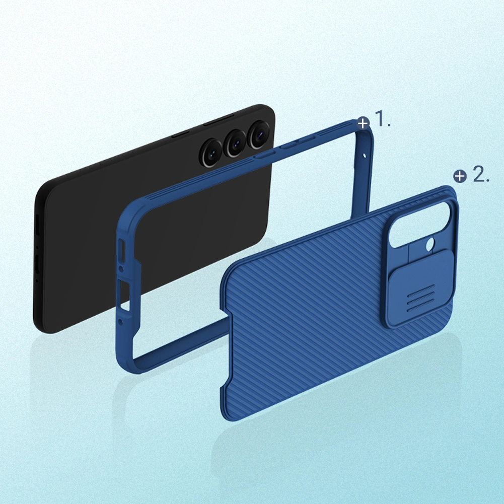 Nillkin CamShield Pro Case Case for Samsung Galaxy A54 5G Cover with Camera Protector Blueeng
