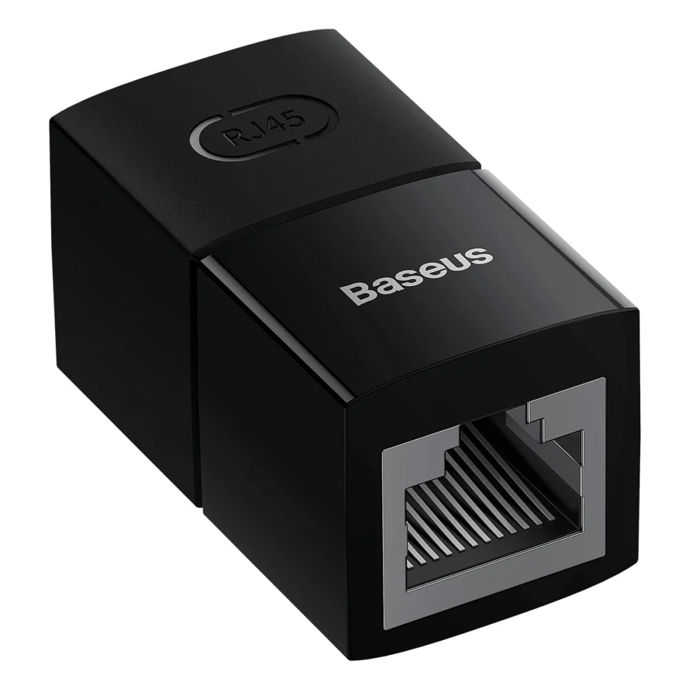 Network coupler Ethernet RJ-45 cable connector Baseus AirJoy Series 10 pcs - blackeng