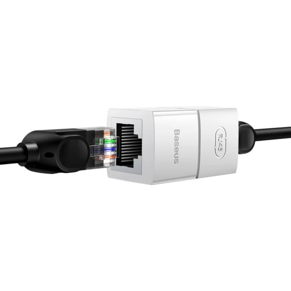 Network coupler Ethernet RJ-45 cable connector Baseus AirJoy Series 10 pcs - whiteeng