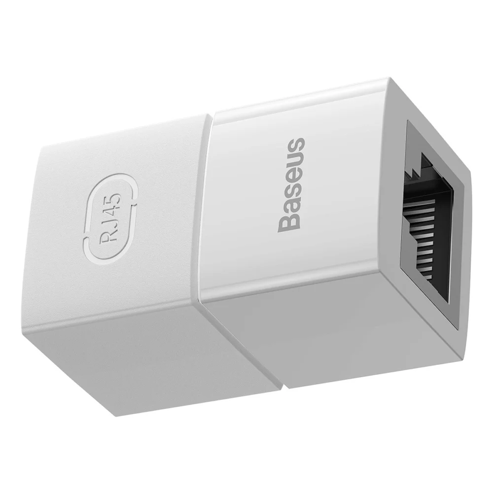Network coupler Ethernet RJ-45 cable connector Baseus AirJoy Series 10 pcs - whiteeng