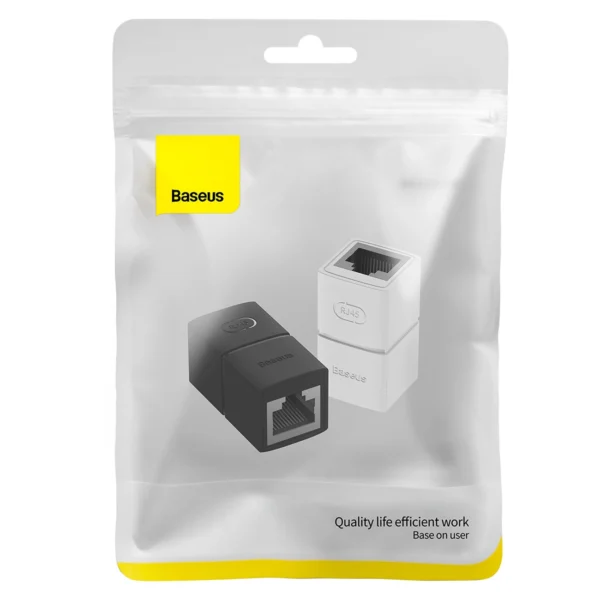 Baseus AirJoy Series Ethernet cable connector RJ-45 2 pcs - blackeng