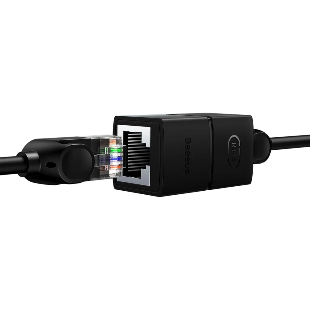 Baseus AirJoy Series Ethernet cable connector RJ-45 2 pcs - blackeng
