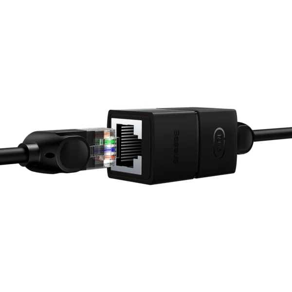 Network connector Baseus AirJoy Series RJ-45 Ethernet cable connector 1 pcs - blackeng