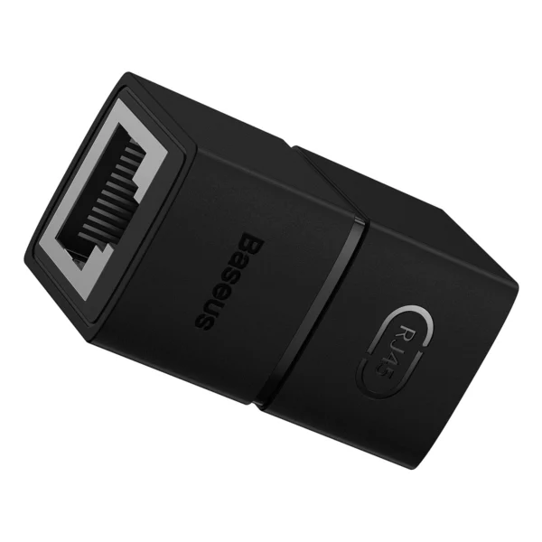 Network connector Baseus AirJoy Series RJ-45 Ethernet cable connector 1 pcs - blackeng