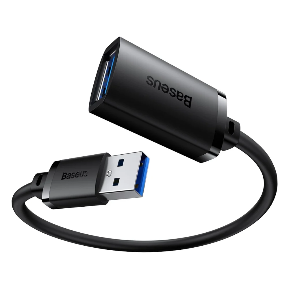 USB 2.0 extension cable 1.5m Baseus AirJoy Series - blackeng