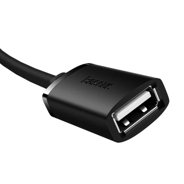 Extension cable USB 2.0 0.5m Baseus AirJoy Series - blackeng