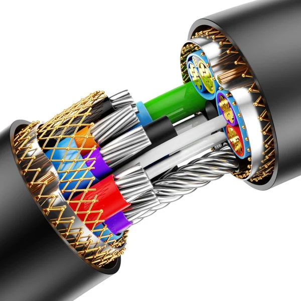 Extension cable USB 2.0 0.5m Baseus AirJoy Series - blackeng